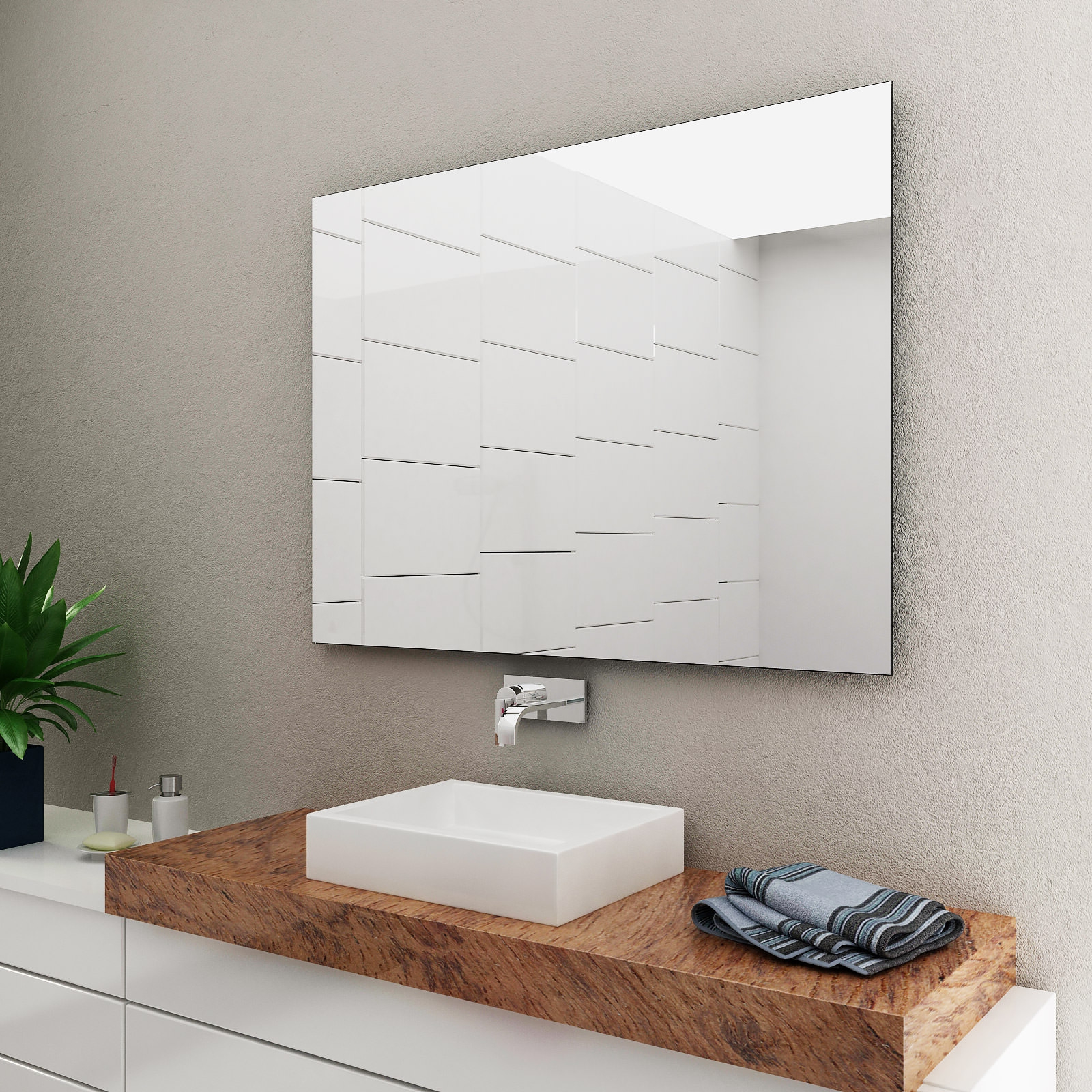 maßgefertiger Badspiegel von concept2u