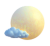 Symbol Sonne und Wolke